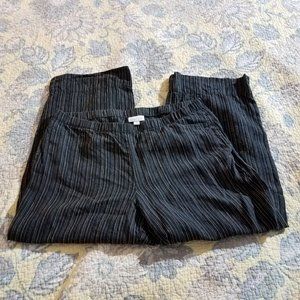 J Jill linen crop panrts